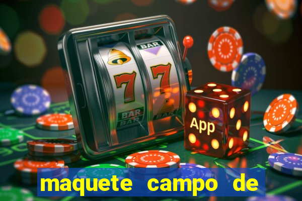 maquete campo de futebol (isopor)